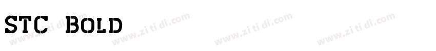 STC Bold字体转换
